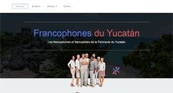 Desktop Screenshot of francophonesduyucatan.org