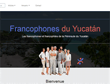 Tablet Screenshot of francophonesduyucatan.org